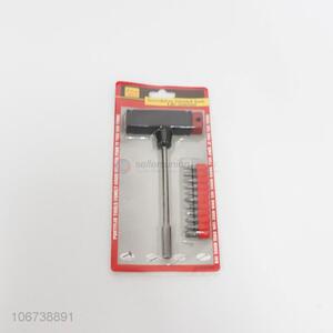 Good quality T shaped screwdriver set hand tools