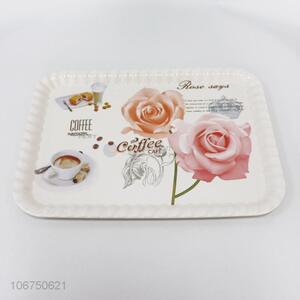 Wholesale Flower Pattern Melamine Tray