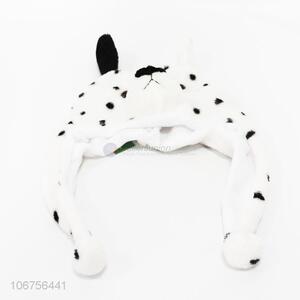 New product soft plush animal shaped hats plush animal head hat