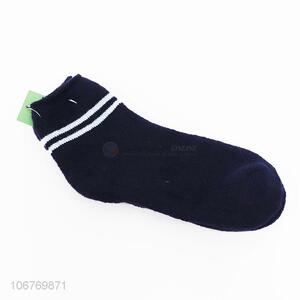 Promotional fashion winter warm lined terry socks for women