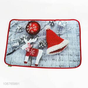 New design popular Christmas floor mat door mat