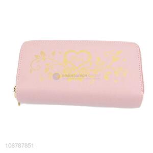 Fashion Pattern Colorful Purses Double Zipper Wallet