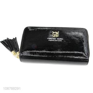 Custom PU Leather Card Holder Ladies Long Wallet