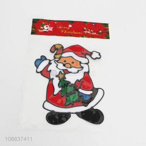 Low price Christmas decoration pvc window sticker