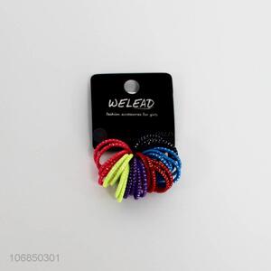 Promotional 24pcs colorful hair bands fashion hair accessory