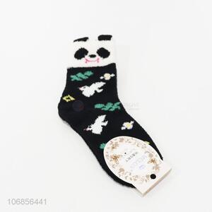 High sales cartoon animal pattern women winter socks