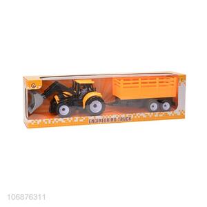 Wholesale High Quality Plastic Inertial Engineering Truck Toys For Kids