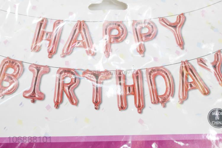 China maker birthday party supplies letters shape foil balloons