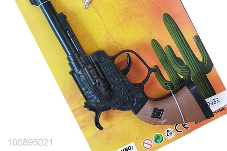 Good Quality Black Cowboy Gun And Police Badge Set