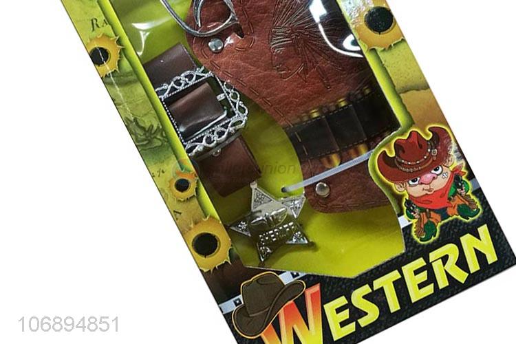 New Arrival Plating Western Cowboy Gun Set Toy