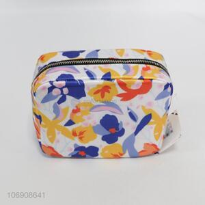 Wholesale hottest colorful pvc makeup bag with zipper