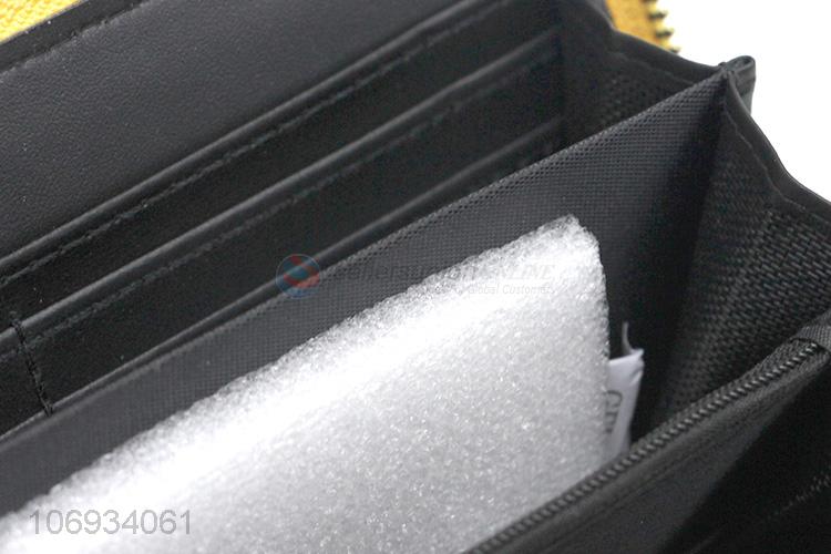 Lowest Price Long Ladies Zip Around Pvc Clutch Wallet Purse Women