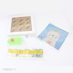 High Sales Cute Cartoon Animal Kids Diy Diamond Mosaic Painting Kit With Frame