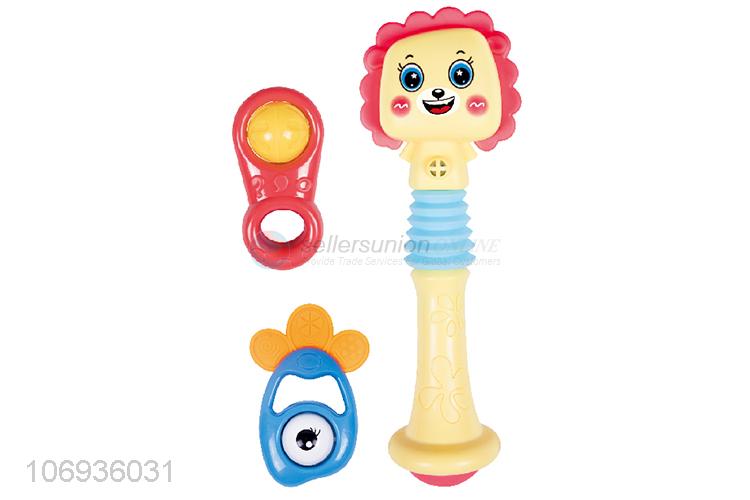 Bottom Price Lovely Cartoon Baby Rattle Toys Best Plastic Baby Bell Toys