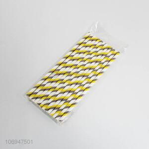 Reasonable price trendy colorful disposable paper straws