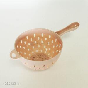 Wholesale utility kitchenware plastic drain basket with handle