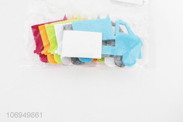 Custom Cute Engineering Vehicle Shaped DIY Felt Cloth Patch