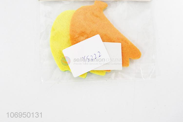 Wholesale cartoon creative banana shaped diy felt cloth patch