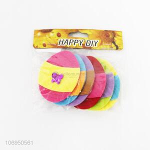 Custom 6 Pieces Colorful Felt Stickers Decorative Crafts