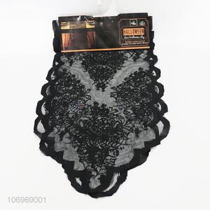 Creative Design Halloween Decoration Black Table Runner