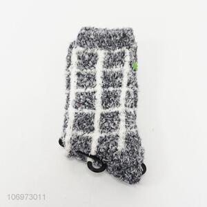 Wholesale fashion adults winter warm terry floor socks