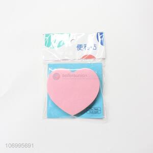 Hot Selling Colorful Heart Shape Self-Adhesive Stick Note Pad