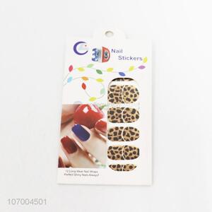 Fashion design long wear nail wraps nail stickers