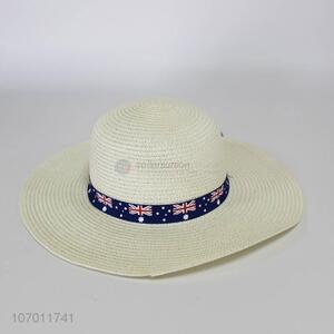 Hot selling men summer large brim paper sun hat