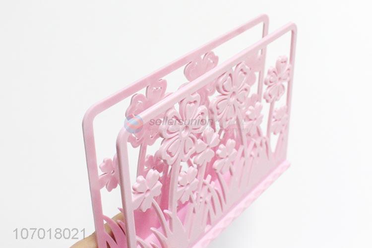 Unique Design Fashion Hollow Out Plastic Paper Towel Holder