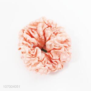 New product flower cloth girls fancy hair bands elastic hair ring