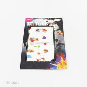 Wholesale custom logo colorful splash tattoo sticker fake tattoo