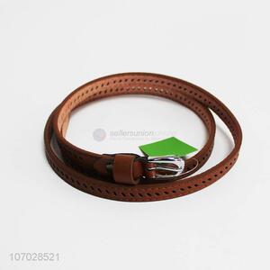 Recent style fashionable ladies pu leather belt