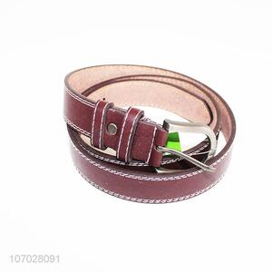 Promotional price fashionable men women pu leather belt