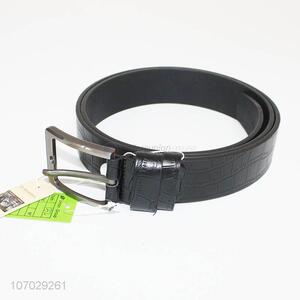 Top Quality Metal Pin Buckle PU leather Belt for Men