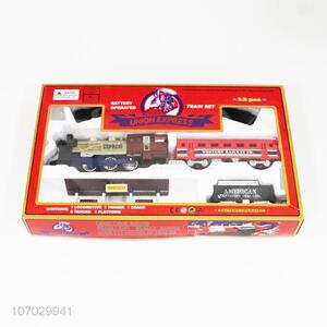 New Design Smoking Electric Train With Train Track