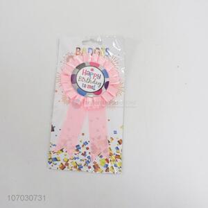 Fashion Style Happy Birthday Party Decorative Badge