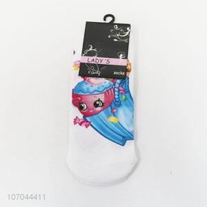 High quality 3D digital printed women ankle socks crew socks