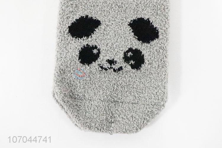 Hot sale soft cosy cartoon animal pattern women winter ankle socks