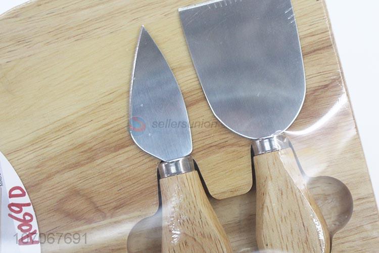 Creative Design Wooden Chopping Blocks With Cheese Knife Set