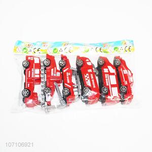 Lowest Price 6PCS Fire Engine Vehicle Fire Engine Truck Kids Toy