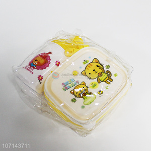 Wholesale bpa free cartoon animal printed kids lunch box and water bottle