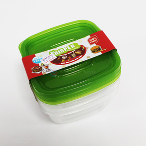 Competitive Price 3PC Food Grade Plasic Preservation Box