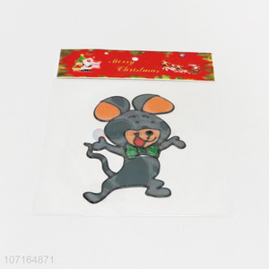 Best Selling Christmas Window Decoration Cartoon Mouse Window Stickers