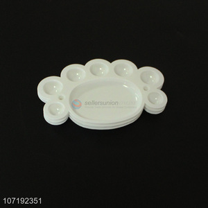 Promotional Customized Plastic Palette Art Paint Plastic Drawing Tray Color Palette