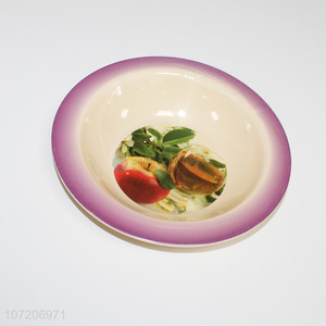 Low price fruit printed melamine bowl melamine dinnerware