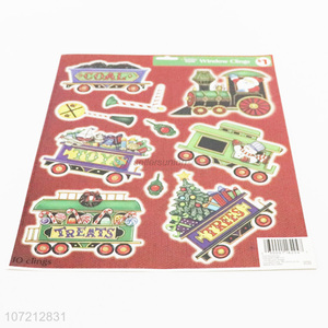 Low price creative Christmas decoration Christmas window stickers for children