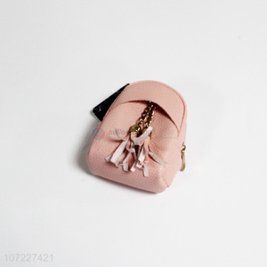 Wholesale mini cute backpack design pu leather coin purse