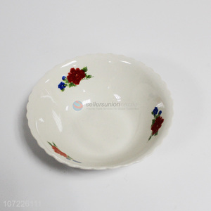 Most popular round decal ceramic bowl ceramic dinnerware for restaurant