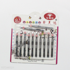 High Quality Peach Heart Design Eyebrow Tweezers