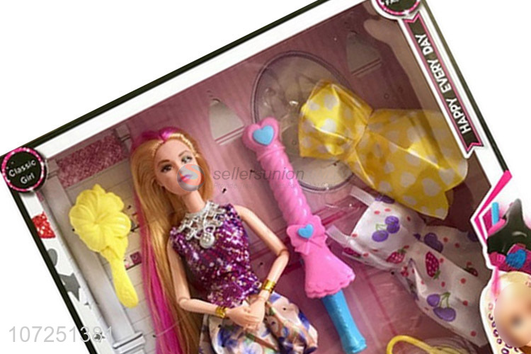 Good Sale Girls Doll With Accessories Set Toy